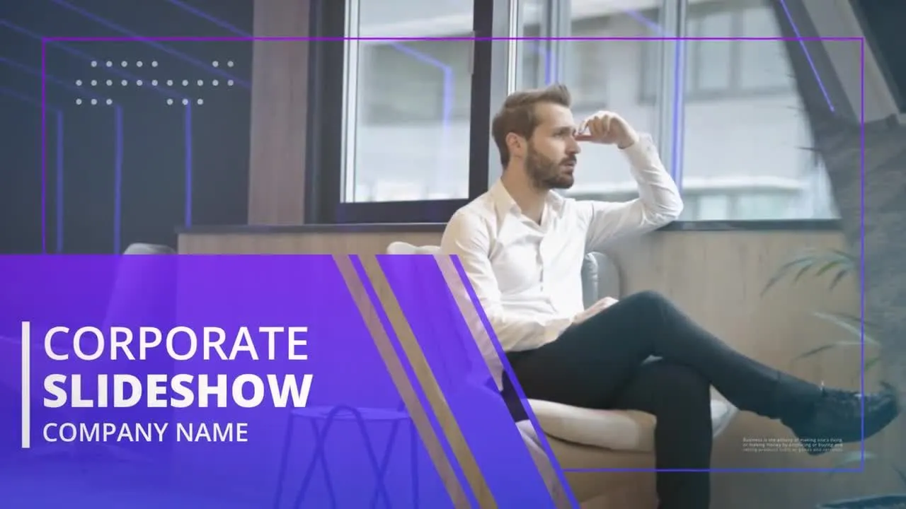 现代公司企业商务合作图片展示像素设计精选AE模板