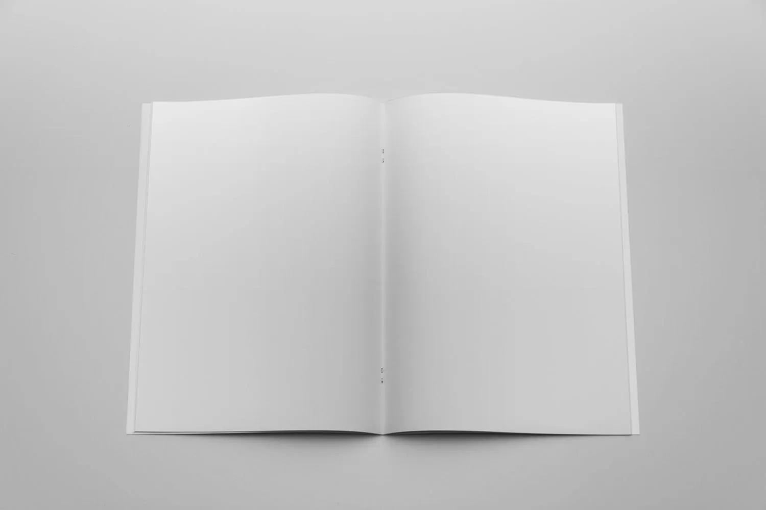 A4宣传小册子/企业画册内页设计顶视图样机素材库精选 A4 Brochure Mockup Top View插图(1)