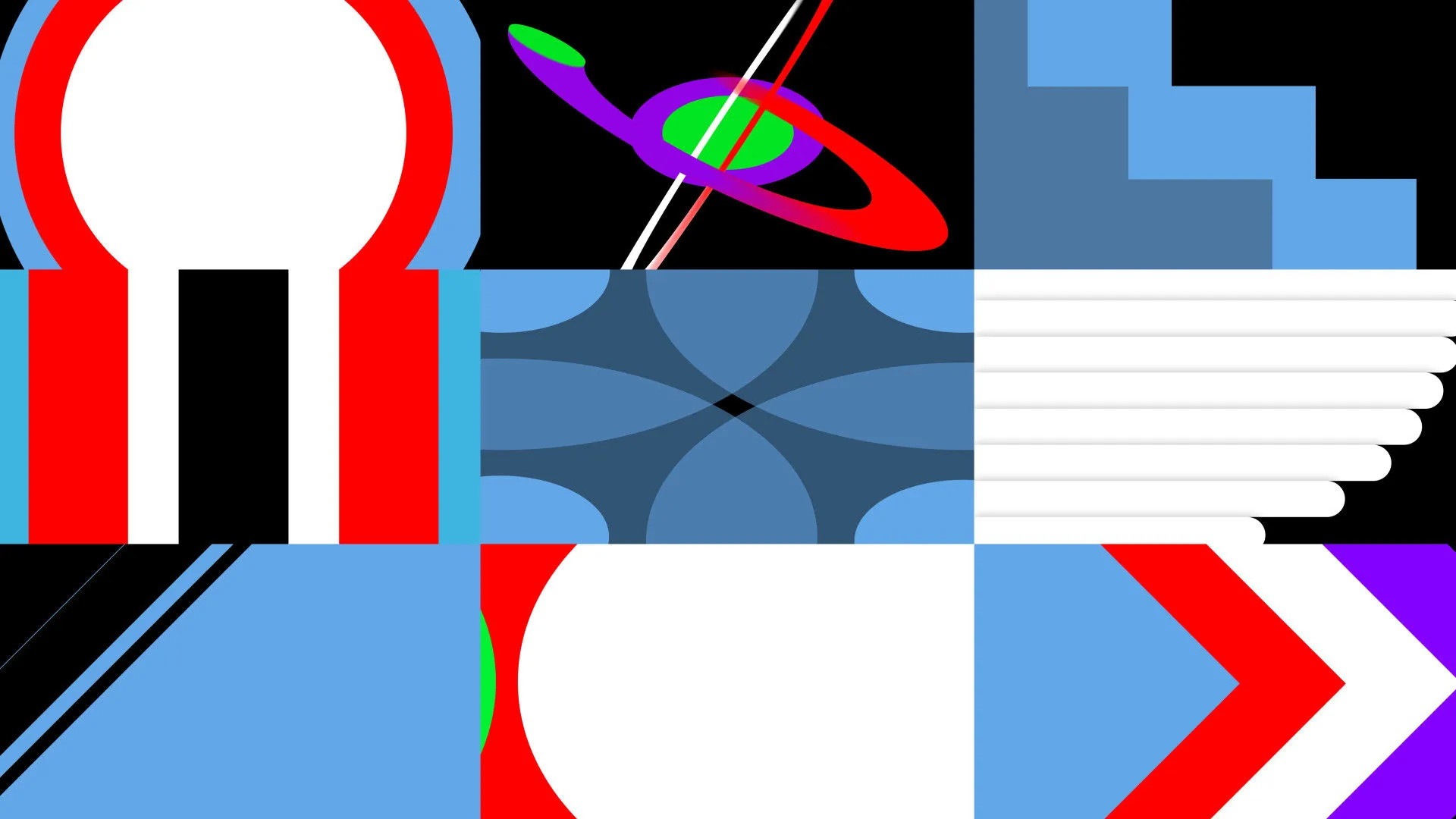 25种图形转场促销效果像素设计精选AE模板