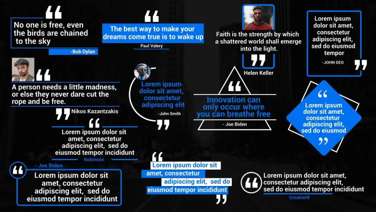 12个简单动态图形文字标题动画像素设计精选AE模板