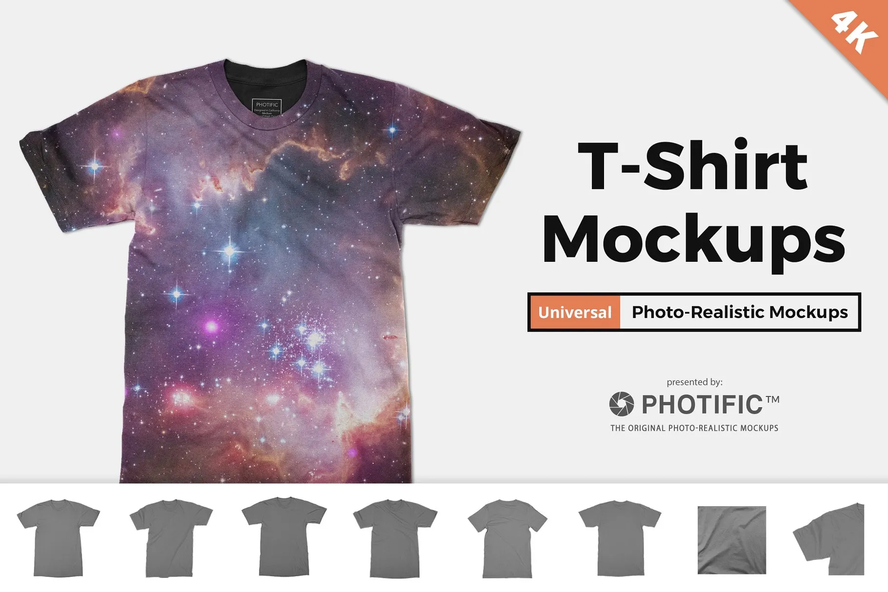 T恤样机模板 T-Shirt#8211; Apparel Mockups