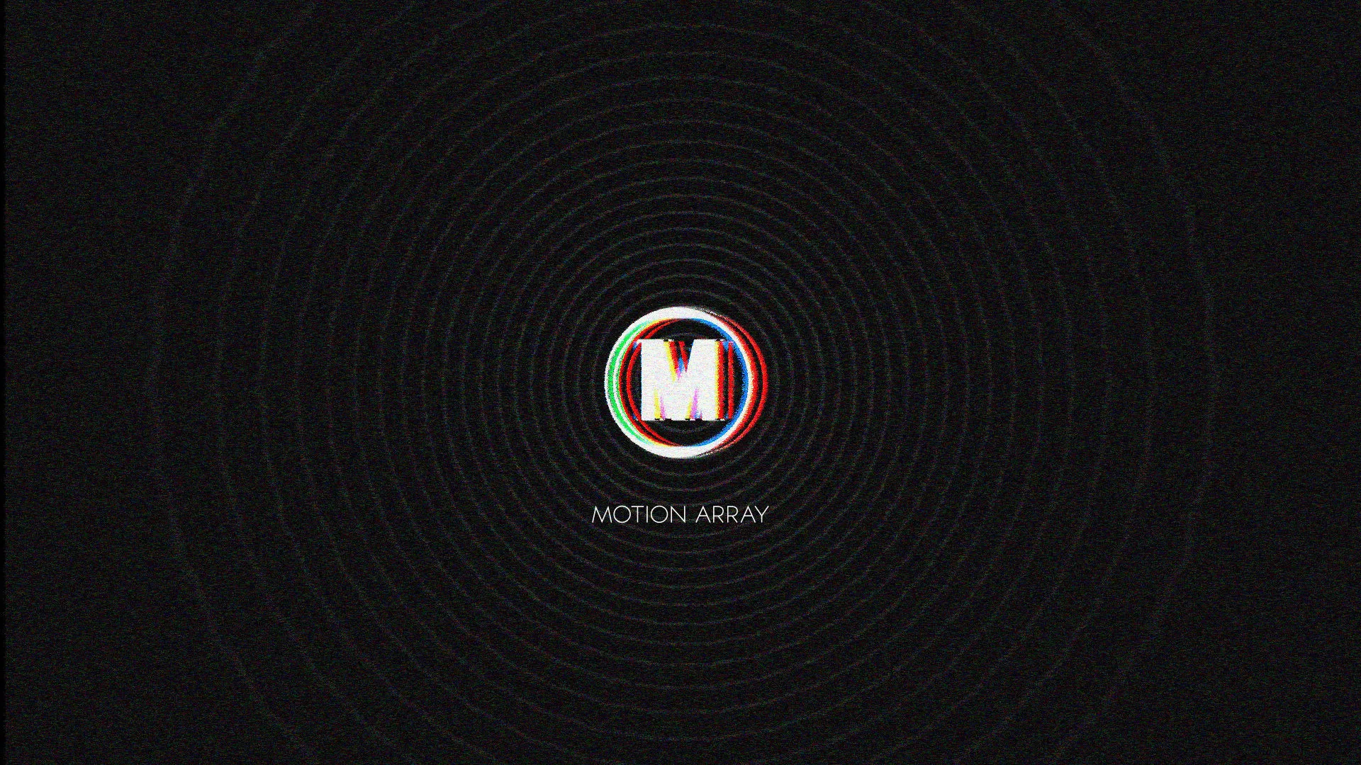 快速科技干扰线条动画的数字标志展示像素设计精选AE模板