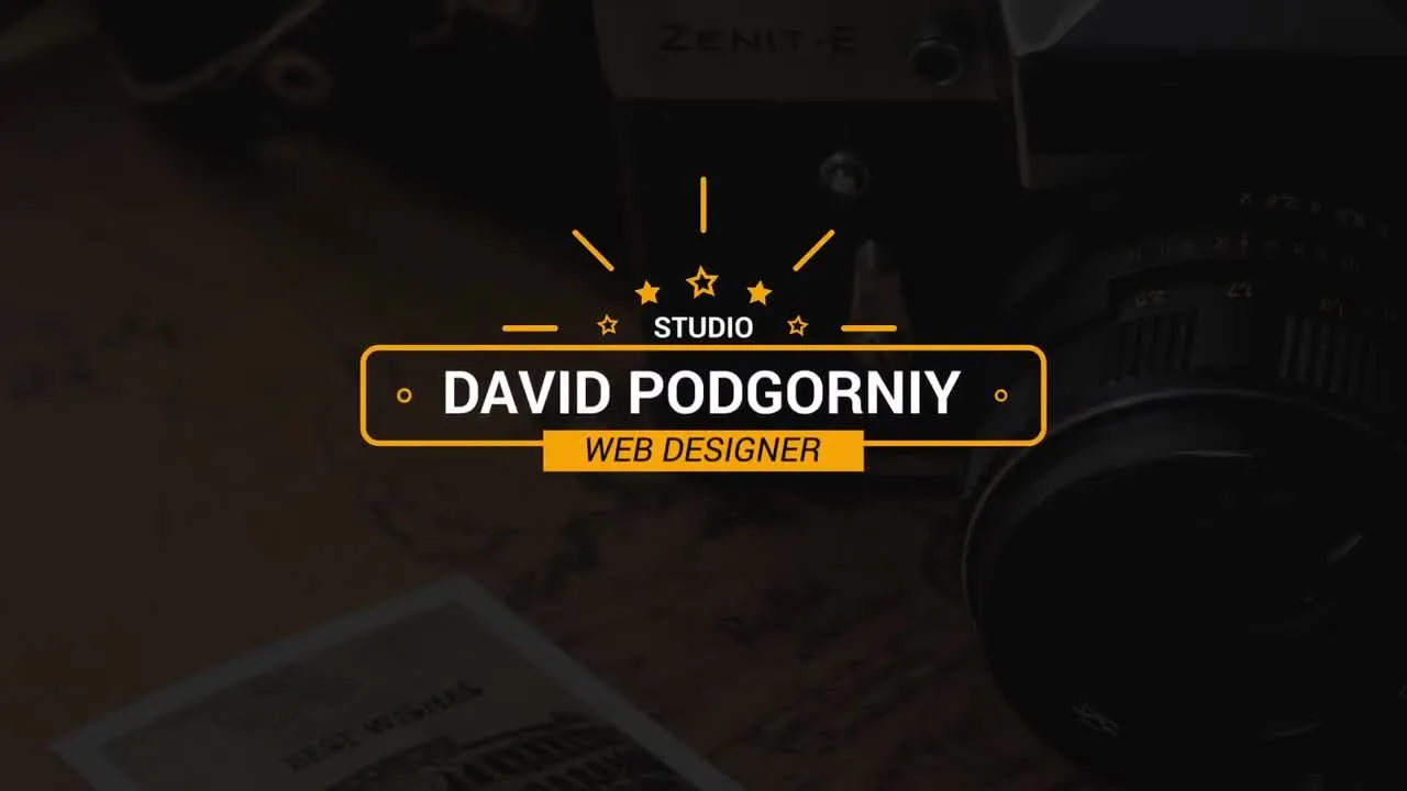 流畅线条收缩特效标题文字像素设计精选AE模板