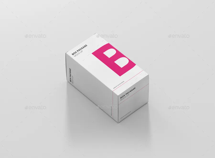 保健品药品包装外观展示样机 Package Box Mock-Up – Rectangle插图(2)