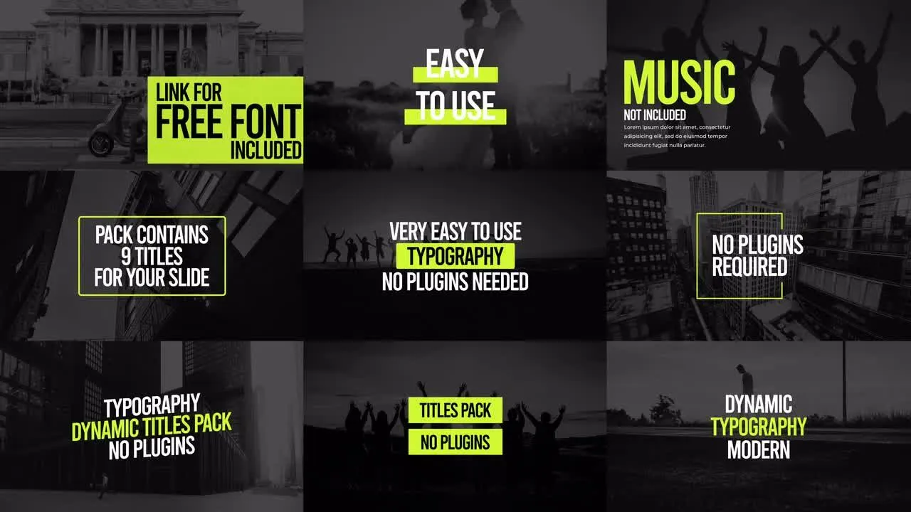 动态标题包V4像素设计精选AE模板