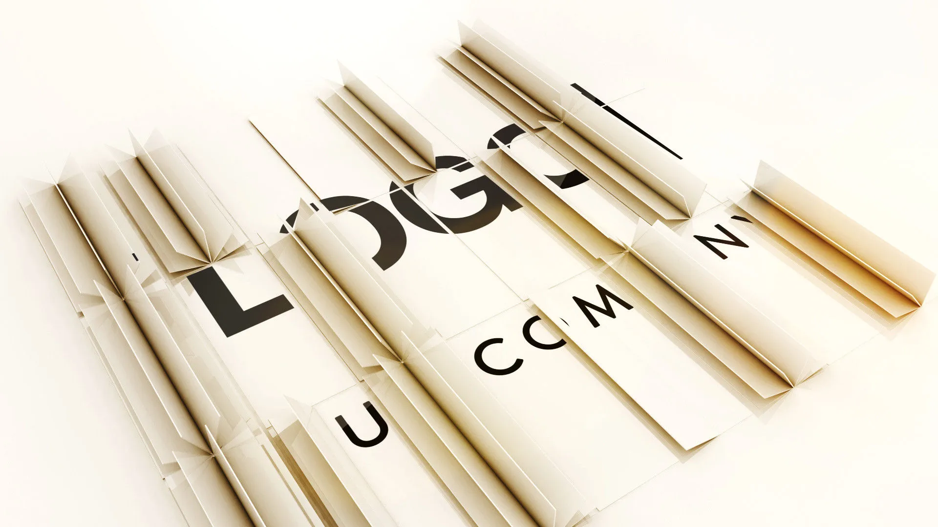 图形折叠Logo动画像素设计精选AE模板