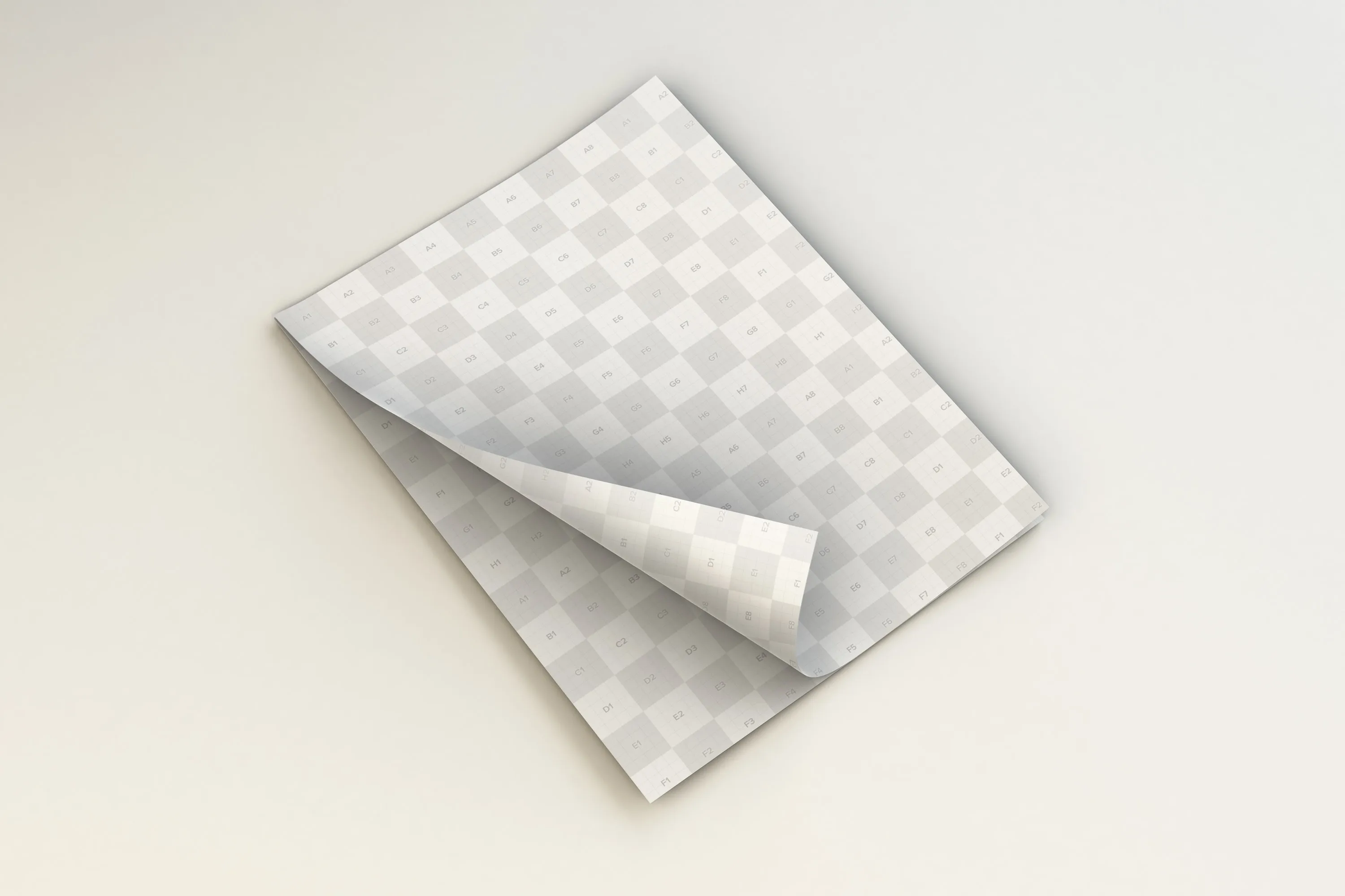 A4纸尺寸企业传单版式设计样机模板02 Flying A4 Paper Mockup 02