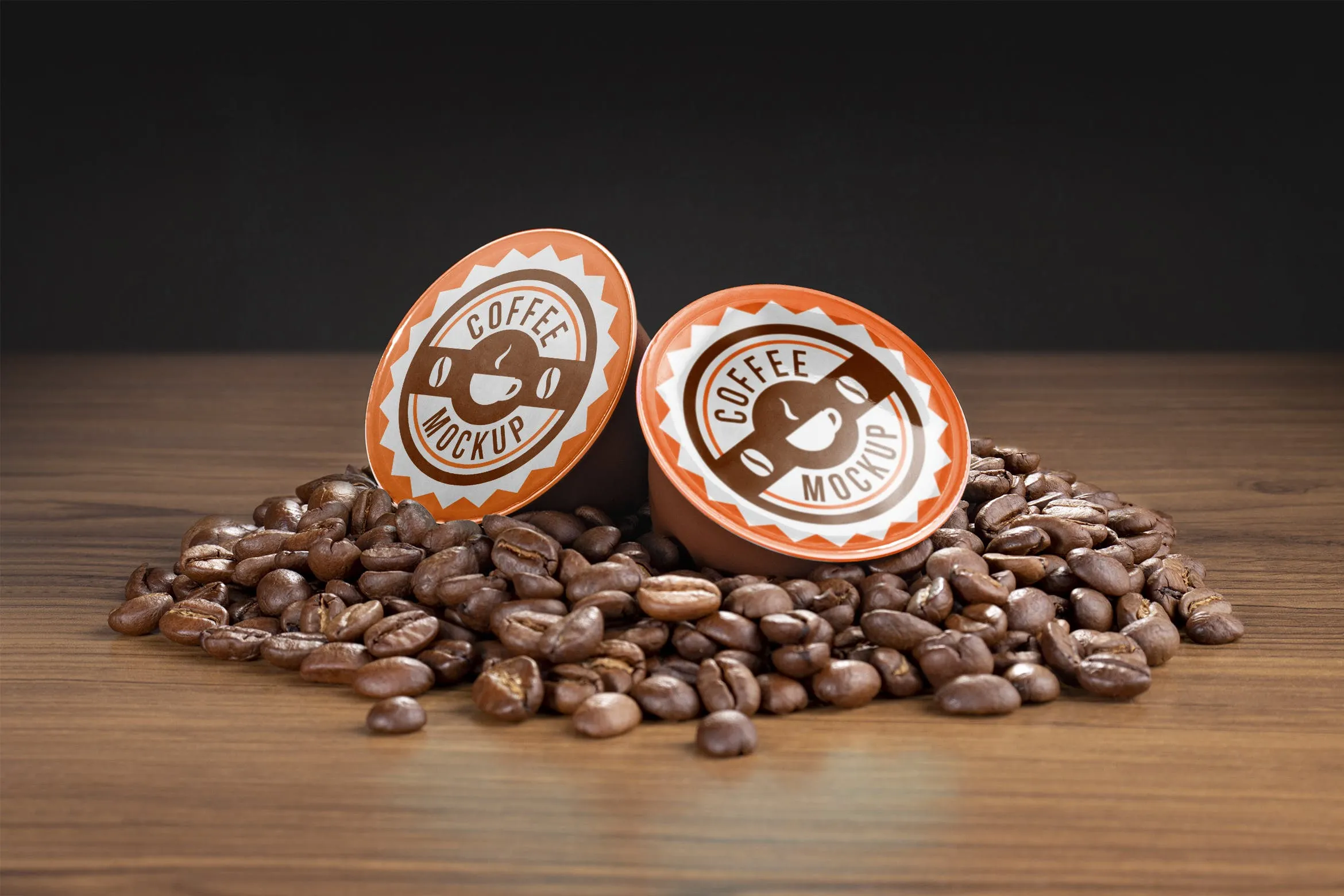 咖啡胶囊外包装设计像素设计精选模板 Coffee capsule mockup