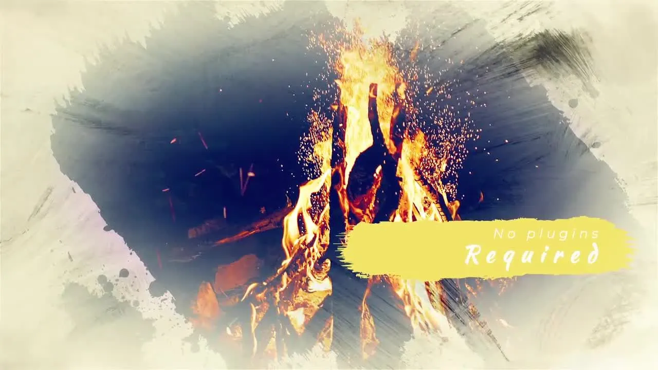 现代幻灯片动画视频像素设计精选AE模板