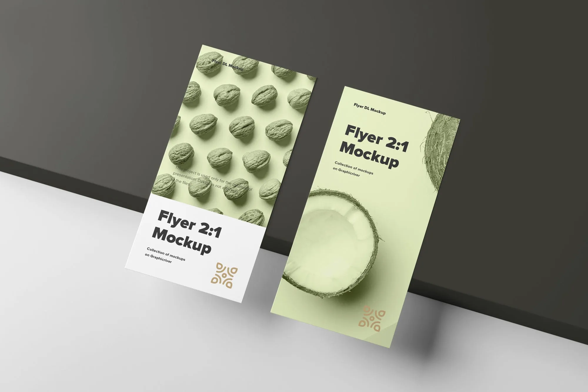 传单设计印刷效果图样机素材库精选模板 Flyer Mock-up插图(2)