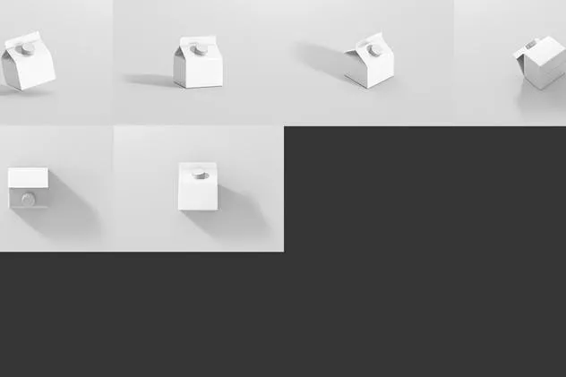 250毫升果汁/牛奶纸盒包装样机 Juice / Milk Mockup – 250ml Carton Box插图(8)