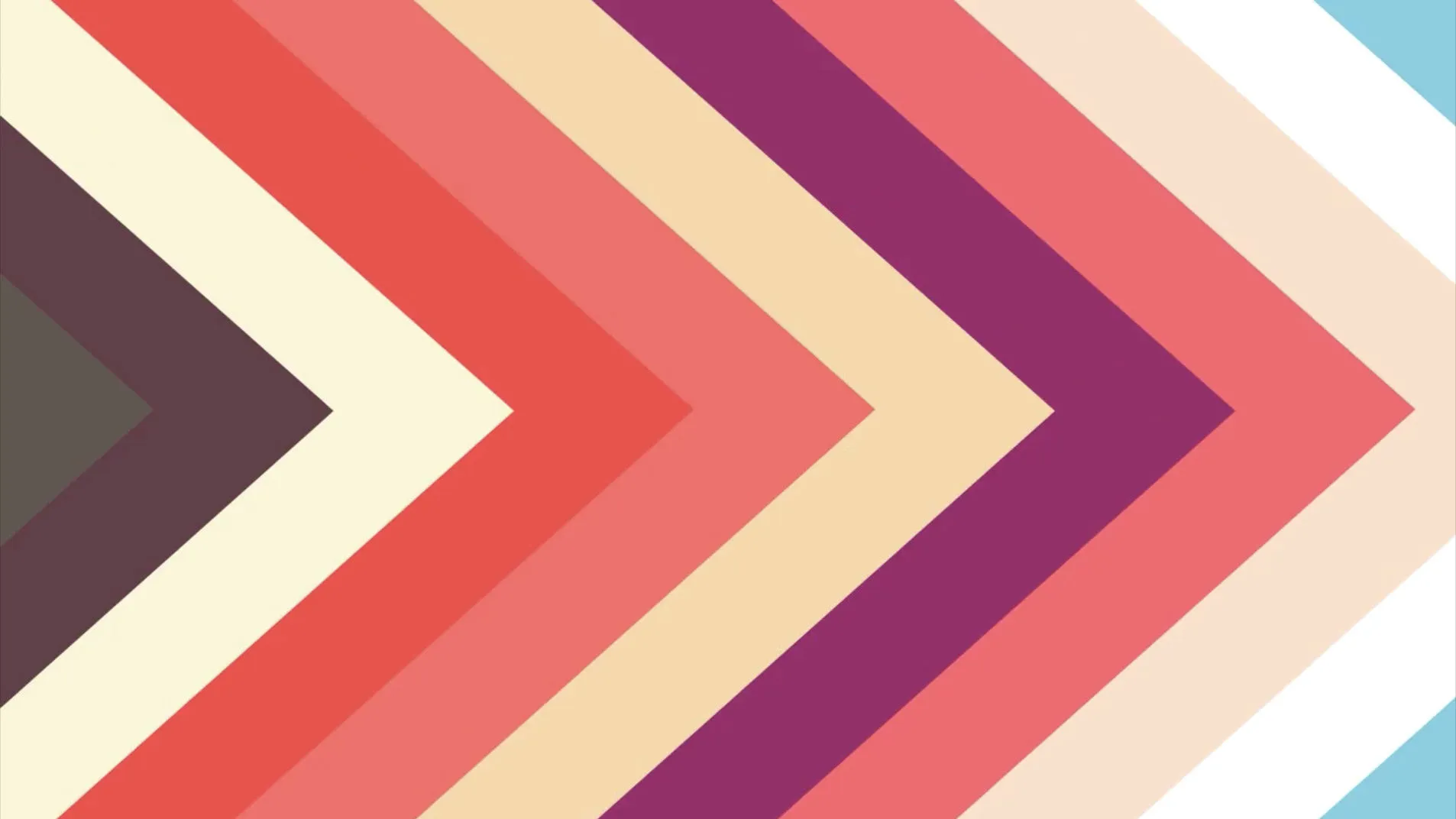 色彩缤纷的时尚箭头转场过渡动画