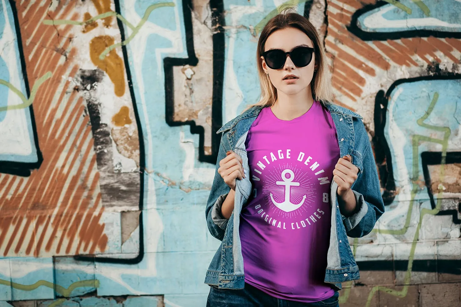 女士T恤印花设计效果图样机素材库精选合集v02 T-Shirt Mockup Collection 02插图(2)