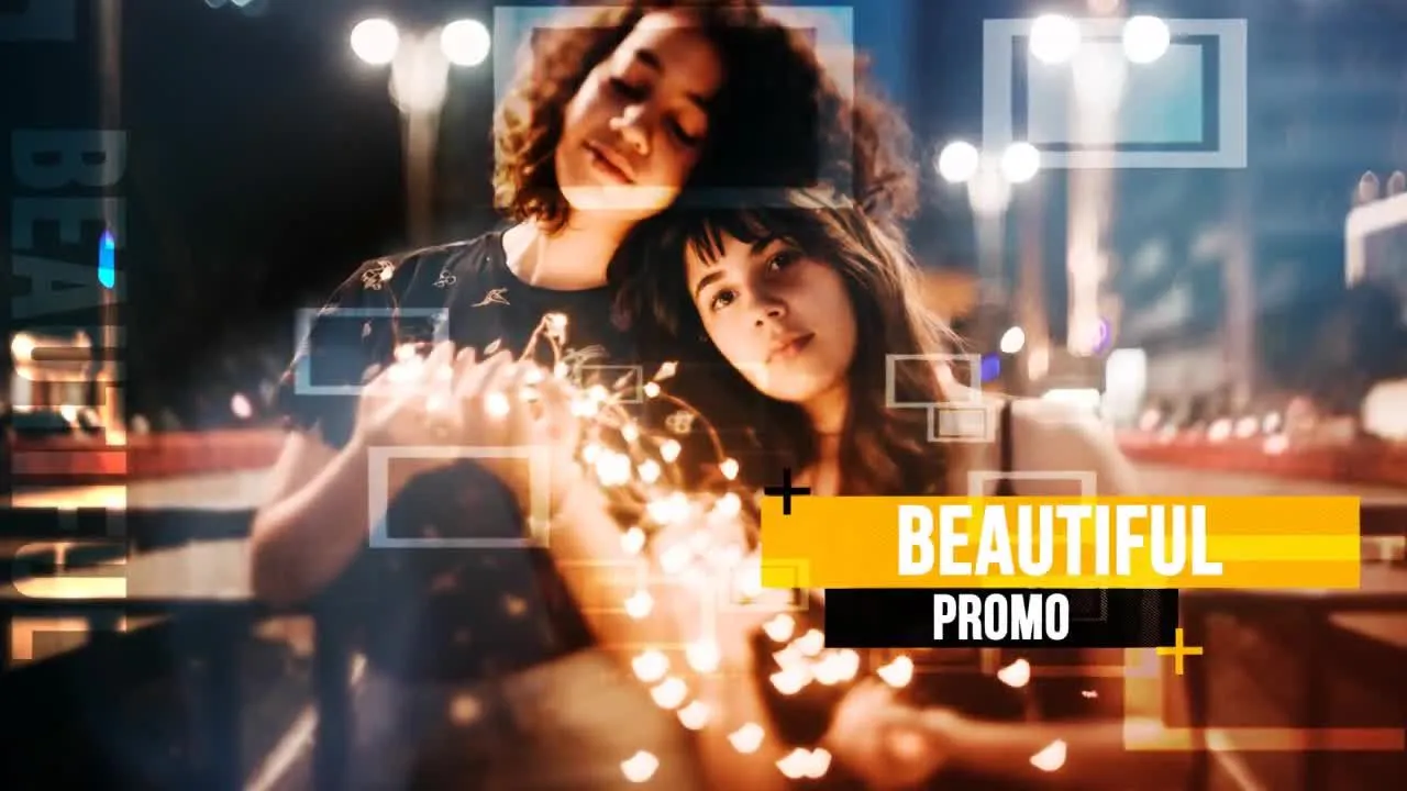 唯美画面美丽的促销介绍像素设计精选AE模板