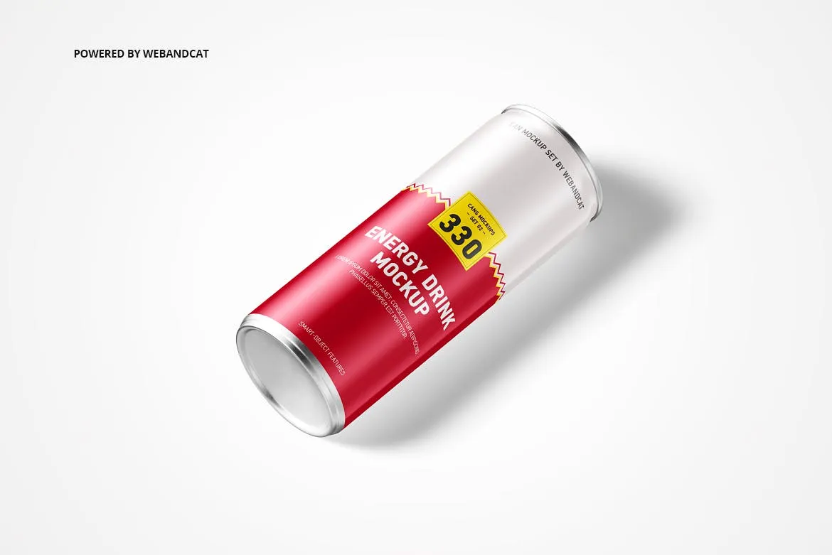 功能性能量饮料罐头外观设计样机 Energy Drink Can Mock-up插图(5)