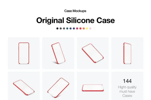 APP UI设计展示iPhone 8样机模板 HERO Phone 8 Mockups插图(7)