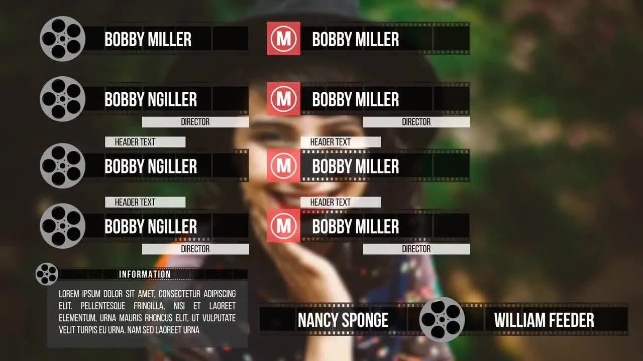 10个现代时尚优雅下三分之一动态动画像素设计精选AE模板