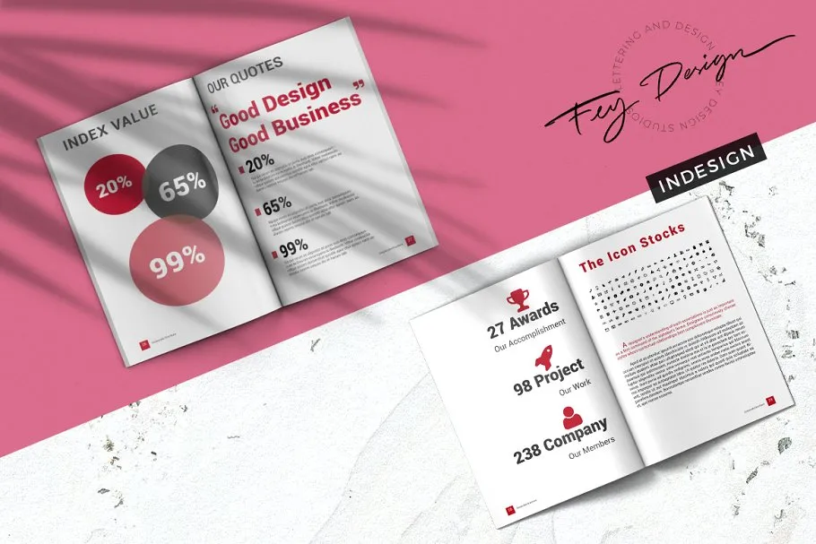 Rive时尚多用途宣传手册设计模板插图(9)