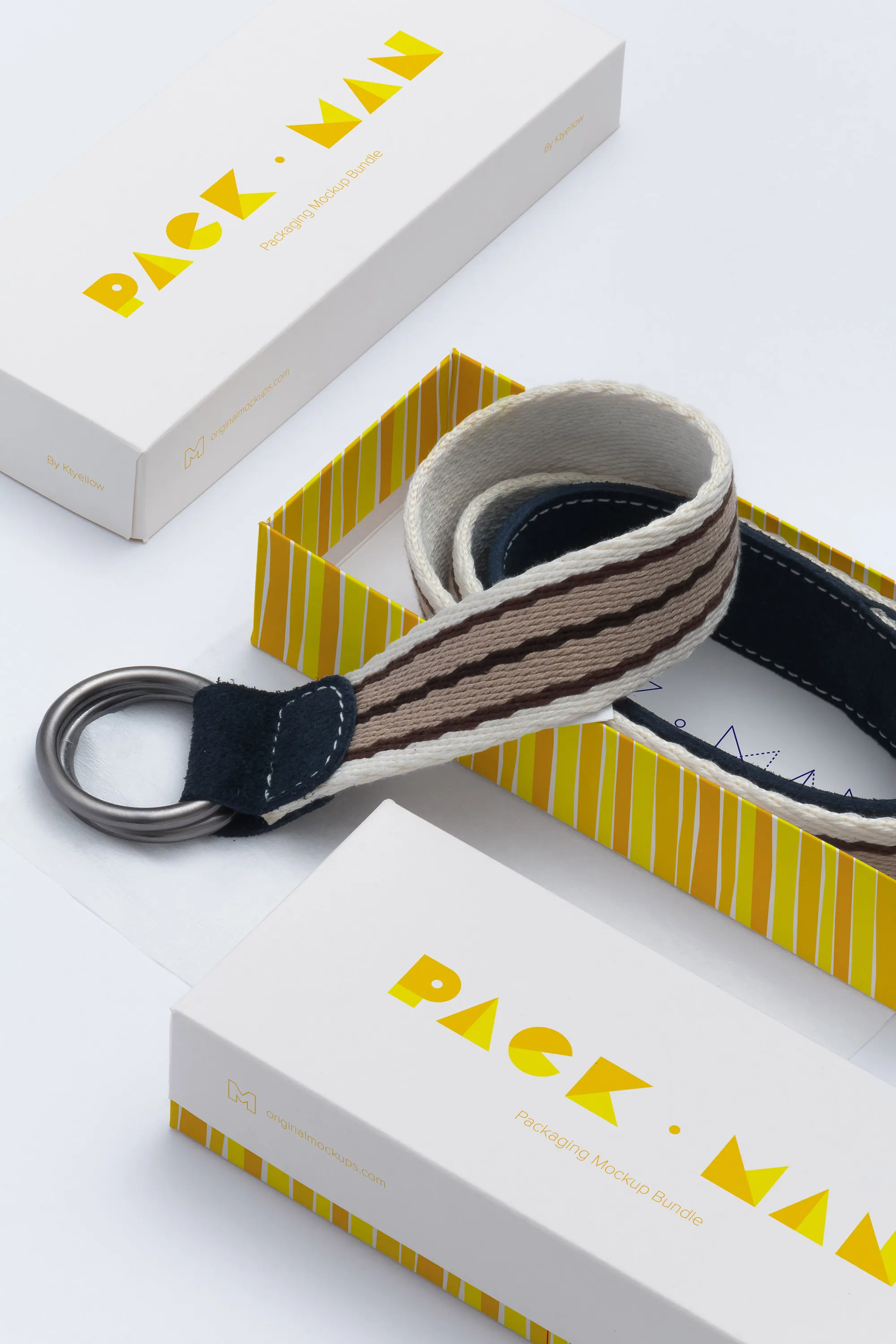 矩形礼品盒外观设计预览样机模板01 Rectangular Gift Box Mockup 01