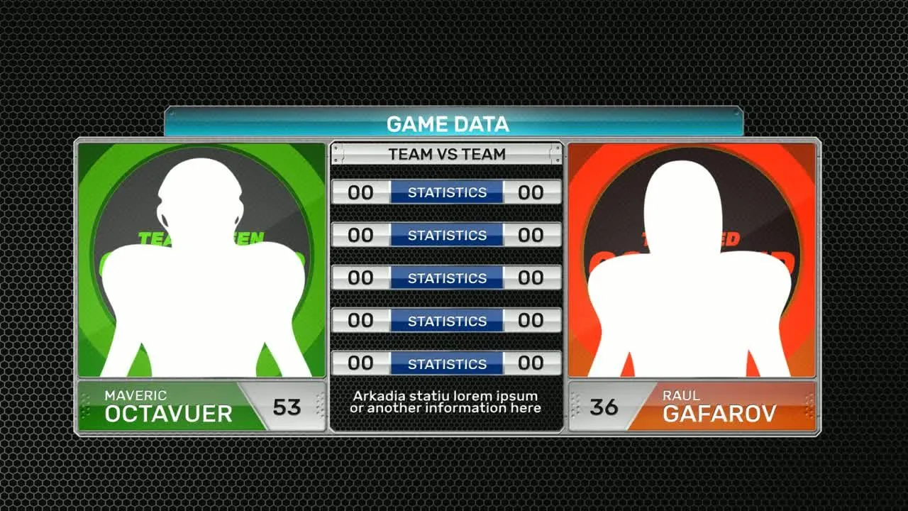 技术运动元素低三分之一标题像素设计精选AE模板