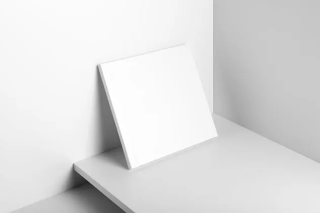 方形精装产品手册样机模板 Square Hardcover Brochure Mockup插图(2)