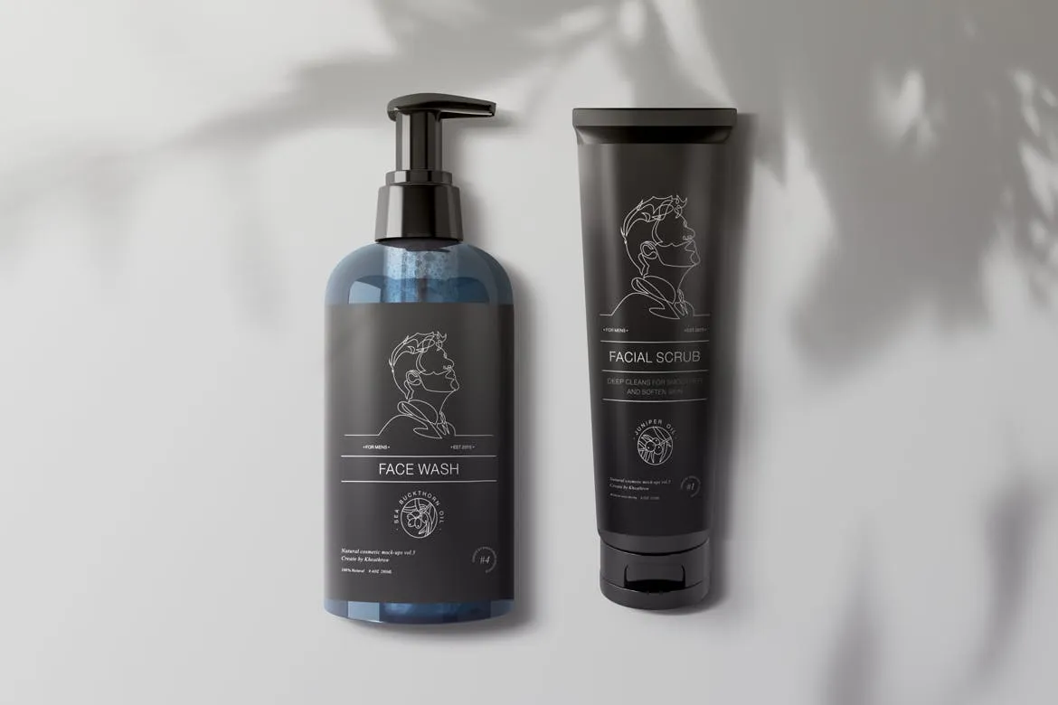 纯天然化妆品包装设计预览样机合集v5 Natural Cosmetic Packaging Mock-Ups Vol.5插图(6)