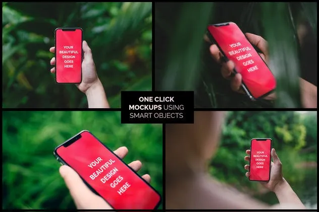 10款手持真实iPhone X设备展示样机模板 10 Authentic iPhone X Mockups插图(5)