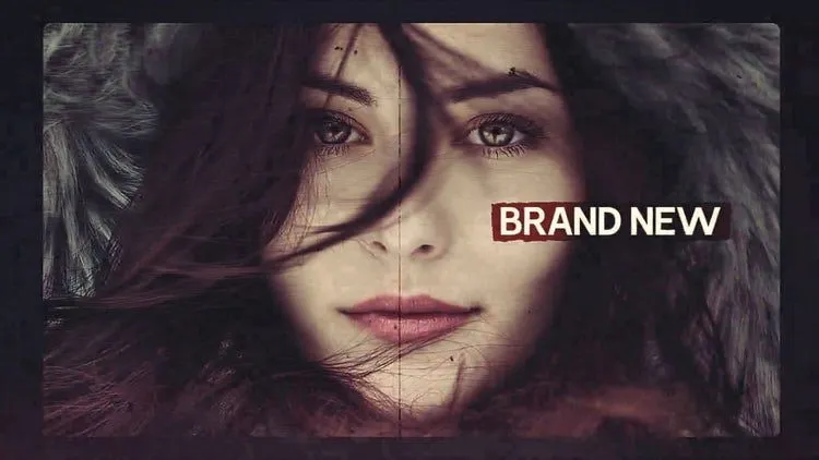 时尚文本动画过渡像素设计精选AE模板