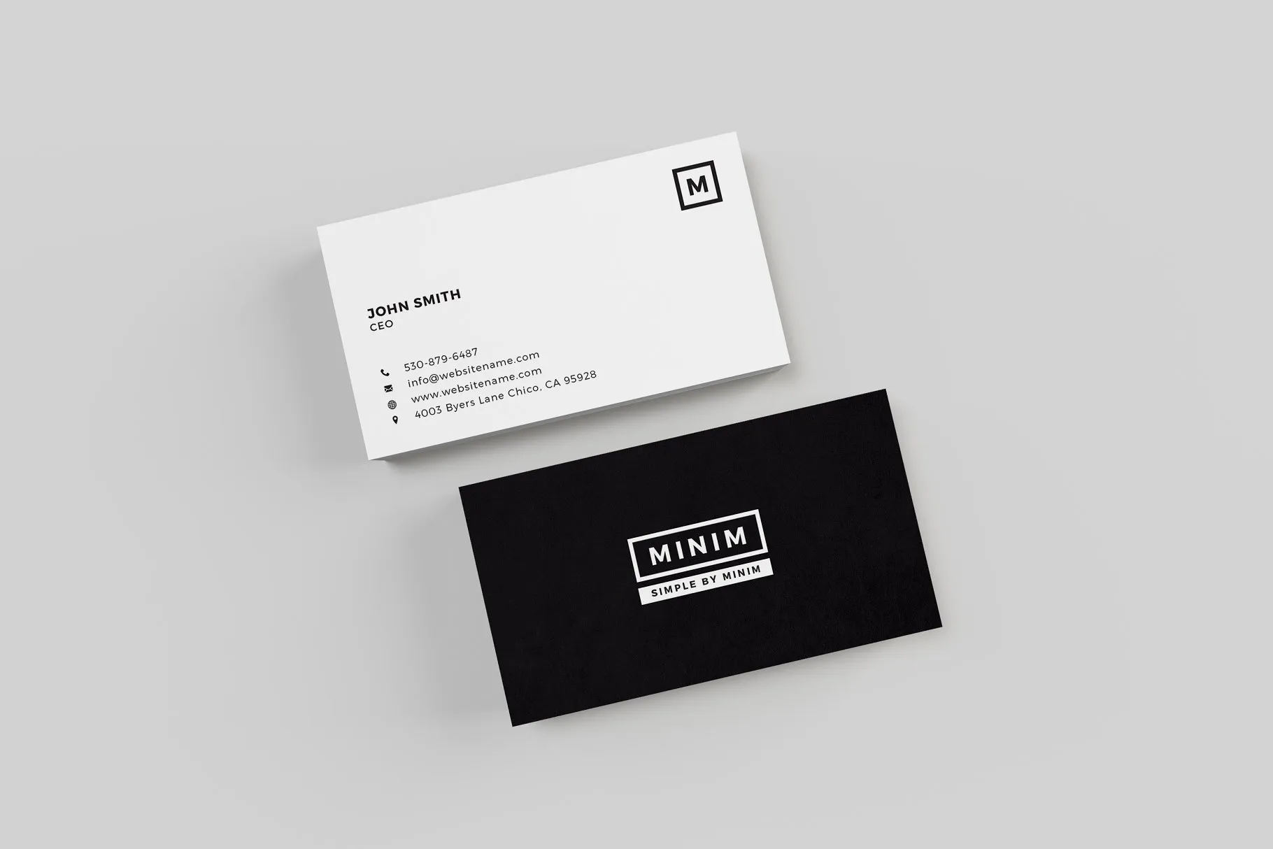 简约实用品牌办公文具样机模板 Minim – Simple Clean Stationery插图(2)