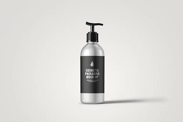 简约风化妆品包装设计展示素材库精选 Cosmetic Packaging Mock-Up插图(1)