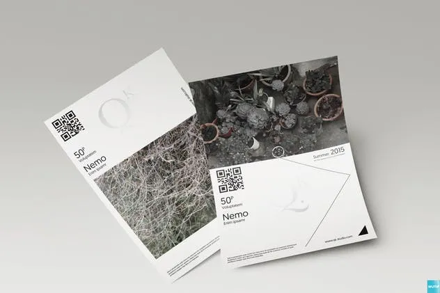 多视角海报传单样机 A4/A5 Poster-Flyer Mockups插图(7)