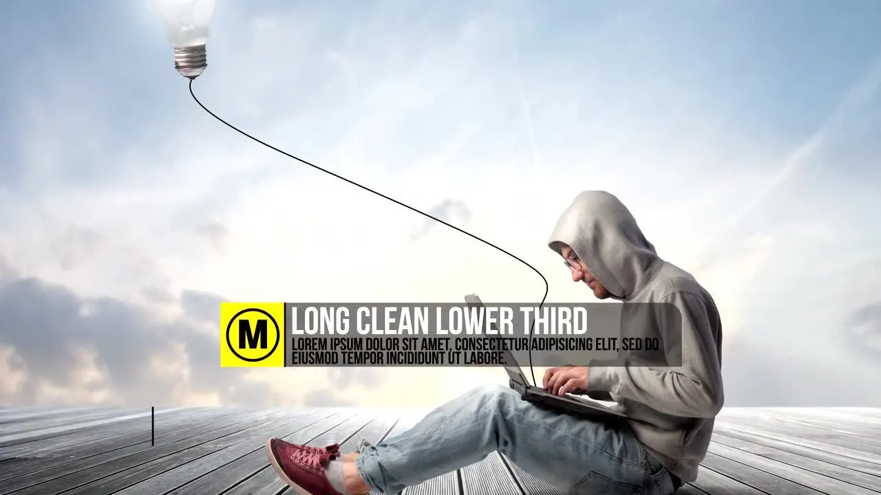 简约时尚的三分之一像素设计精选AE模板