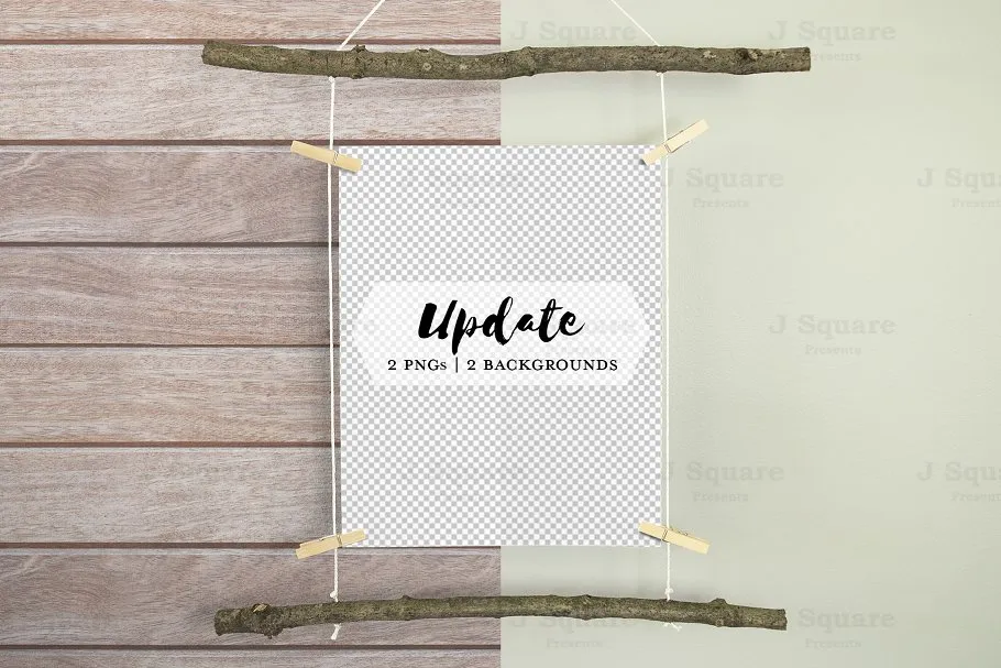 别具一格的艺术作品展示样机 Rustic Mock Ups for 8×10 Art Prints插图(3)