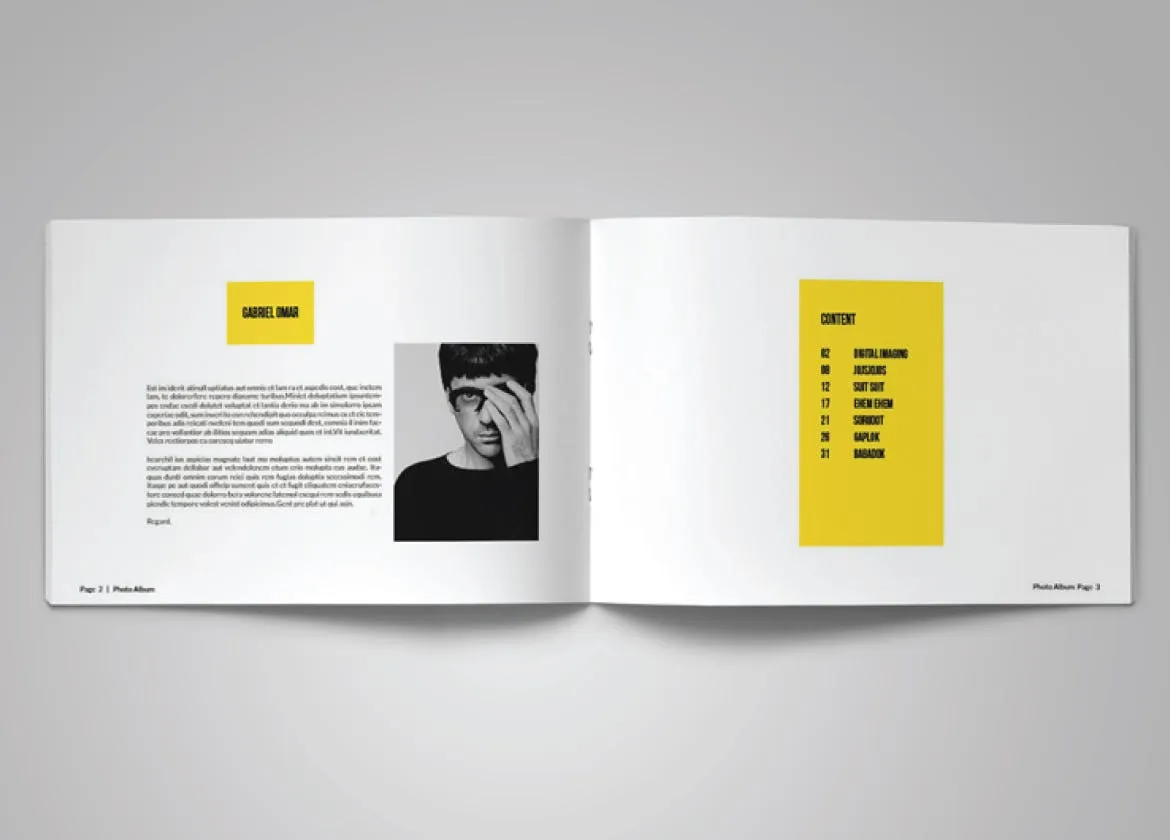 摄影工作室作品集设计模板v6 Lanscape Portfolio Vol. 6插图(1)