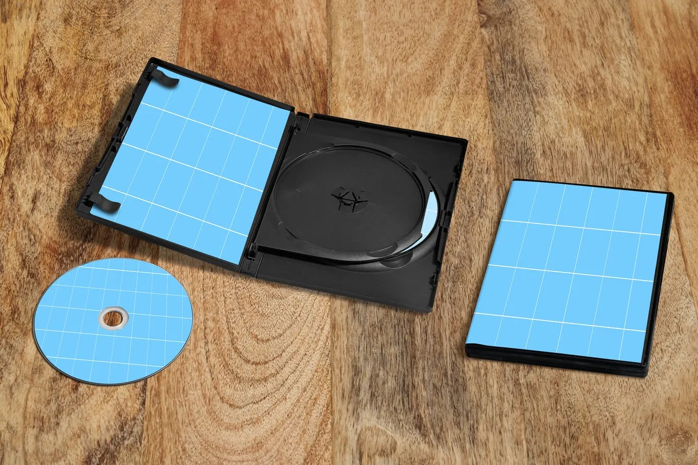 DVD/CD光盘包装设计效果图样机01 DVD/CD packaging_Mockup插图