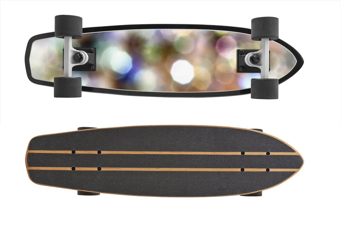 滑板外观设计俯视图&底部图样机模板 Skate_Board_Mockup插图(1)