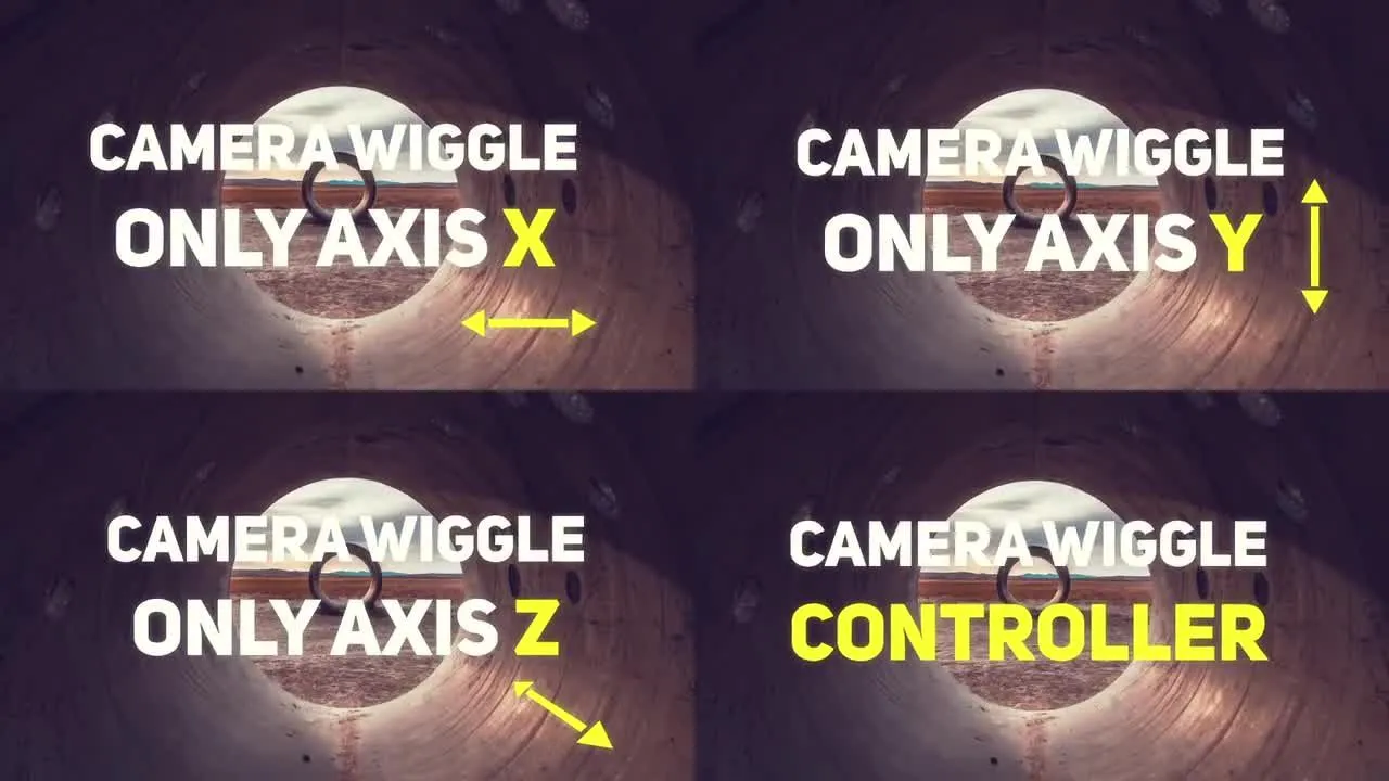 炫酷的摄像机摆动控制动画视频像素设计精选AE模板