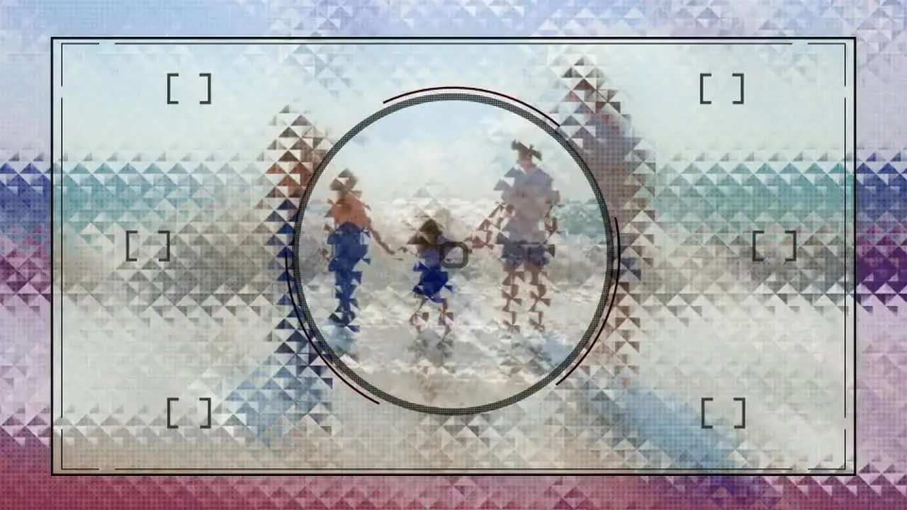 现代设计婚礼照片展示像素设计精选AE模板