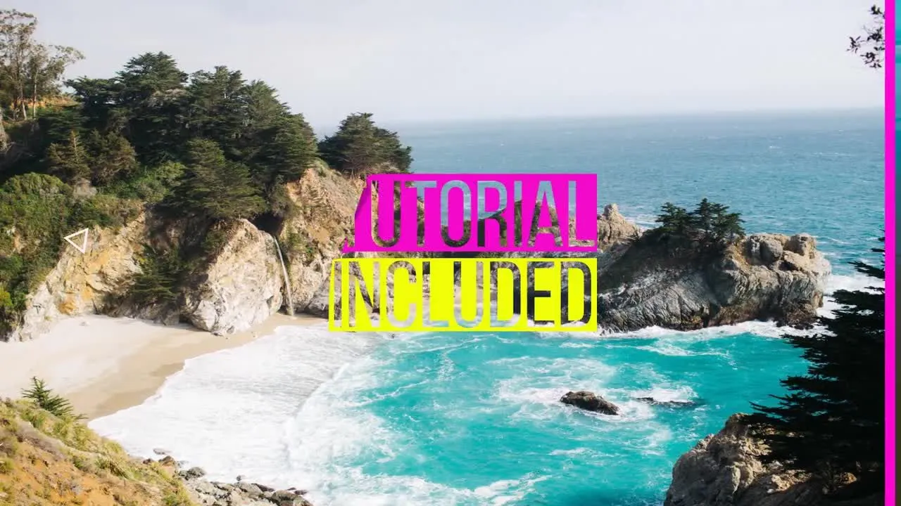 明亮干净多彩的夏季幻灯片像素设计精选AE模板