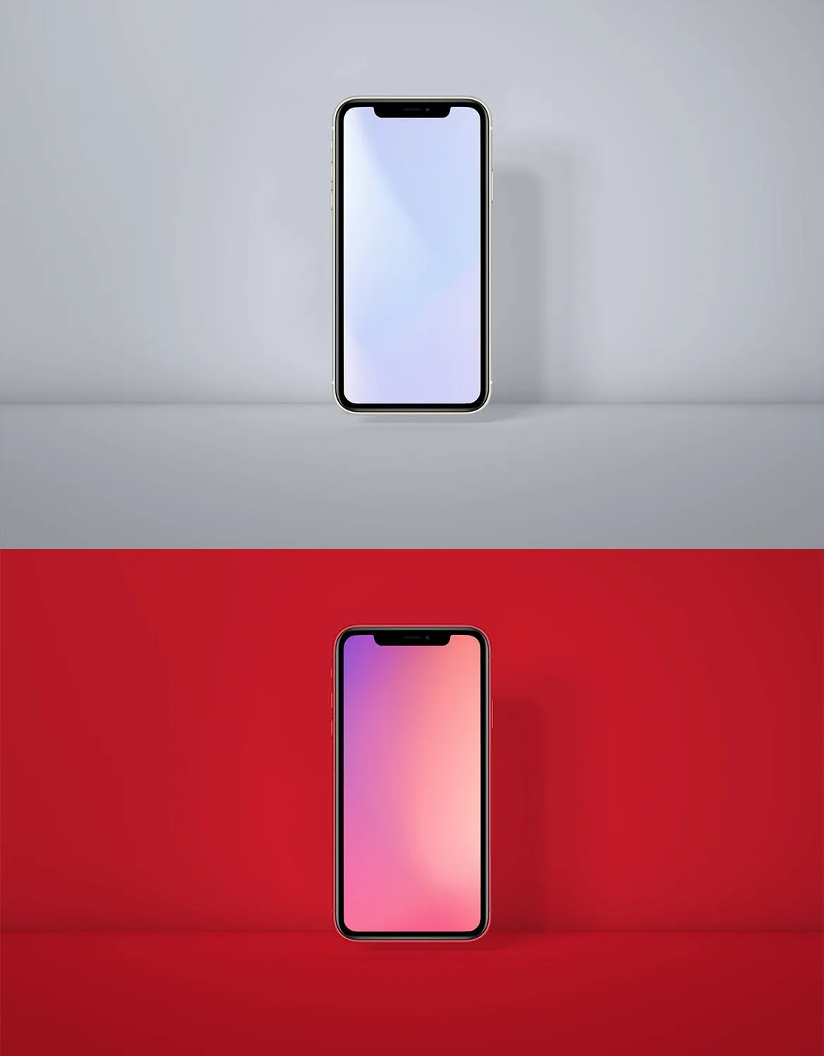 全新发布iPhone 11正面视图样机模板 iPhone 11 Mockup Generator插图(2)