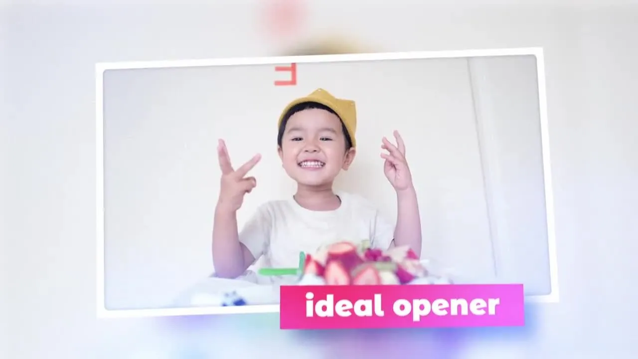 明亮动态的AE过渡转场幻灯片素