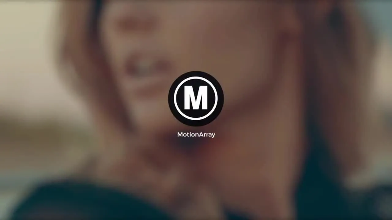 6个简短创意清新动画徽标展示像素设计精选AE模板