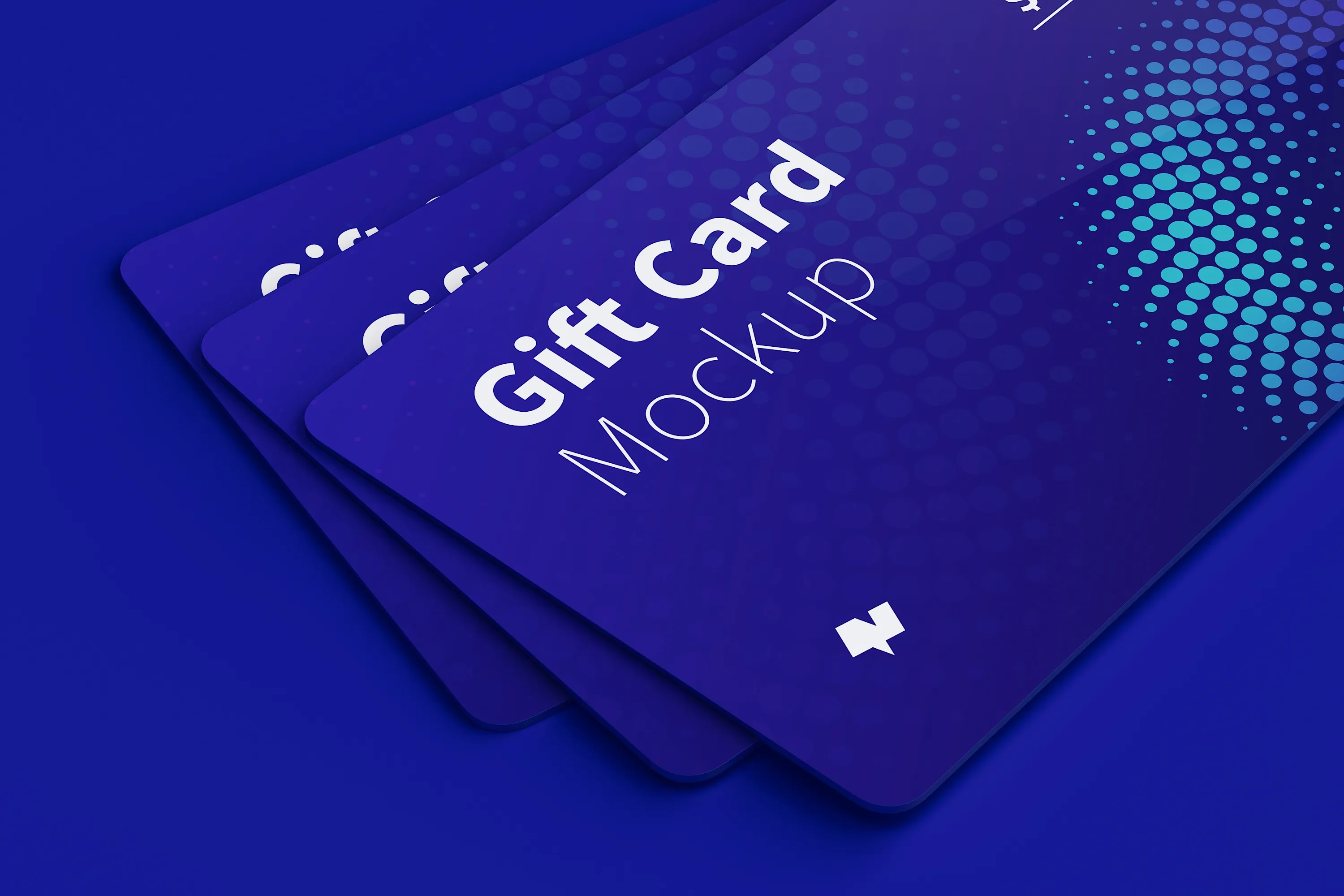 礼品积分卡外观设计样机模板08 Gift Card Mockup 08插图(3)