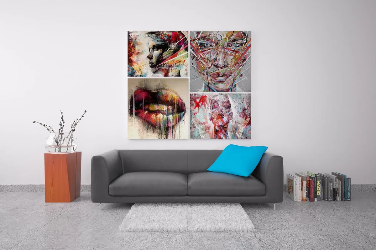 室内油画作品展示样机模板Vol.4 Picture Art Mockup [Vol 4]