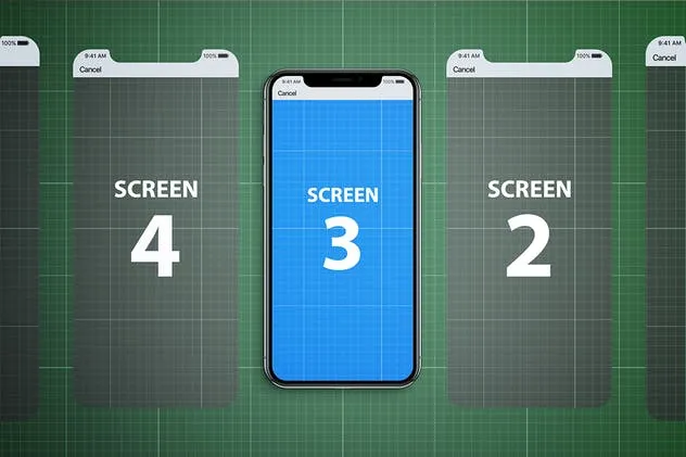 iPhone X应用程序演示设备样机V.1 Animated iPhone X MockUp V.1插图(6)