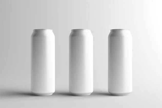 易拉罐罐头外观设计样机模板 Can Mock-Up – 500ml插图(6)