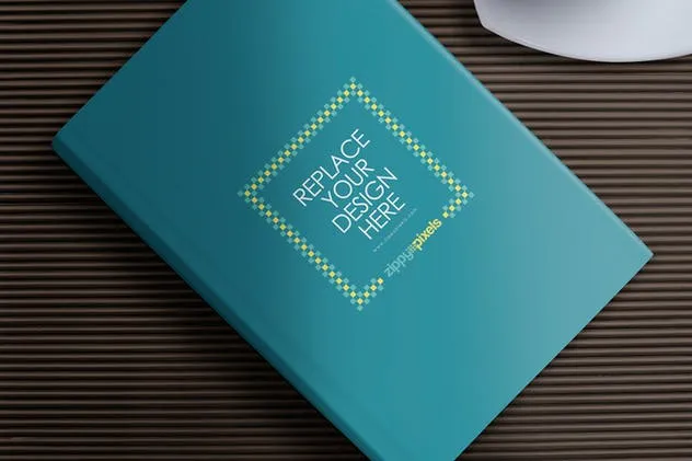 7款精装图书封面及版式设计样机 7 Book Mockups插图(1)