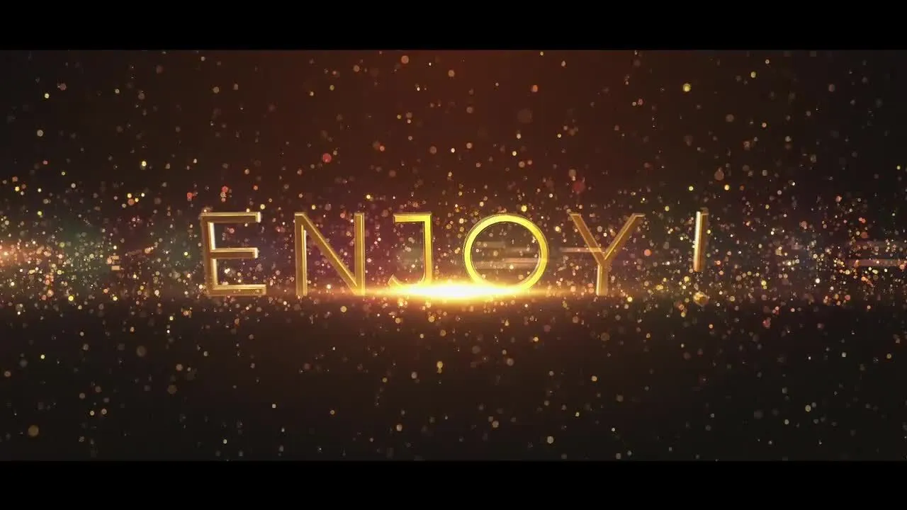 豪华闪亮颗粒和镜头光晕效果Logo图标像素设计精选AE模板