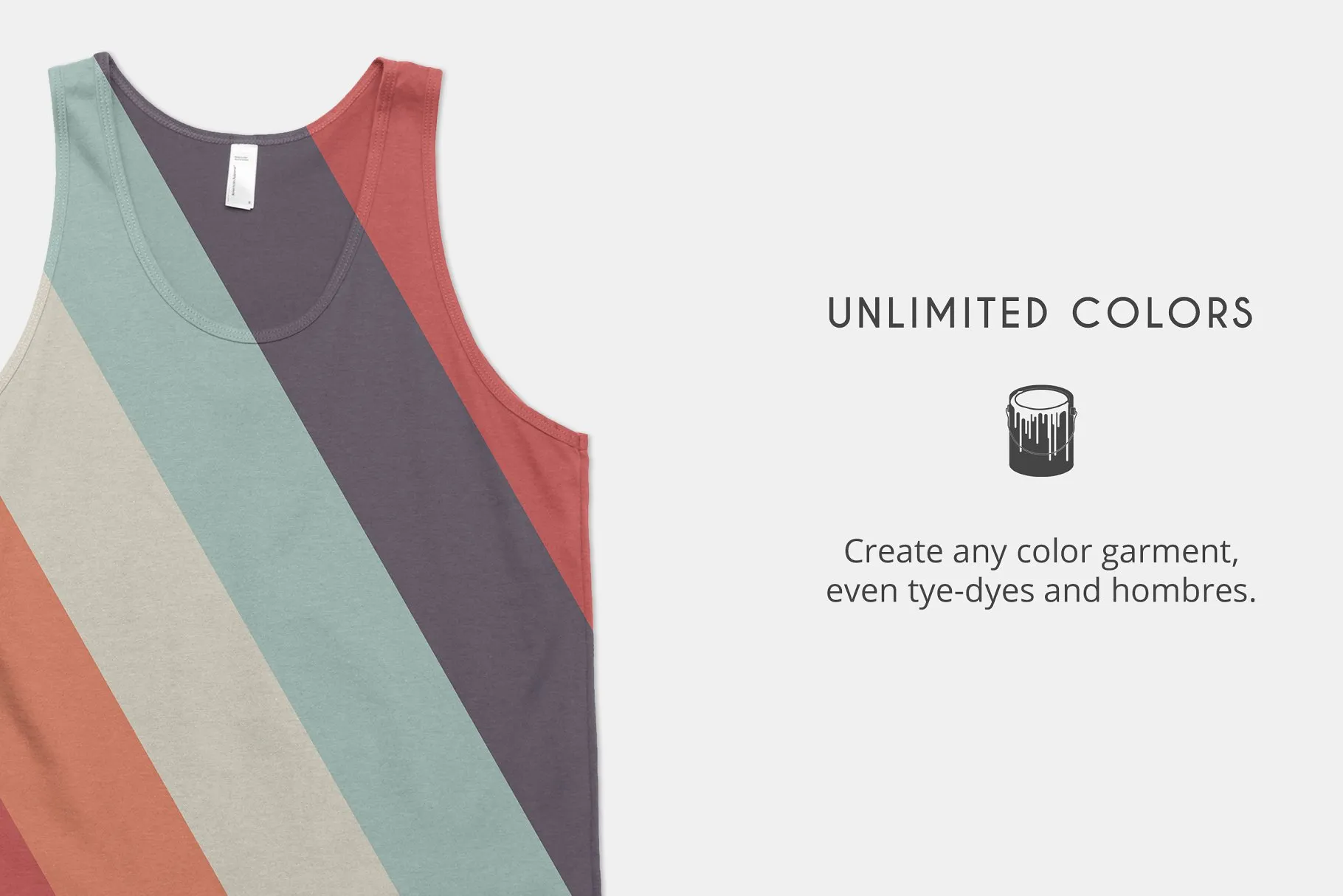 男士背心样机模板 American Apparel 2408 Tank Mockups插图(4)