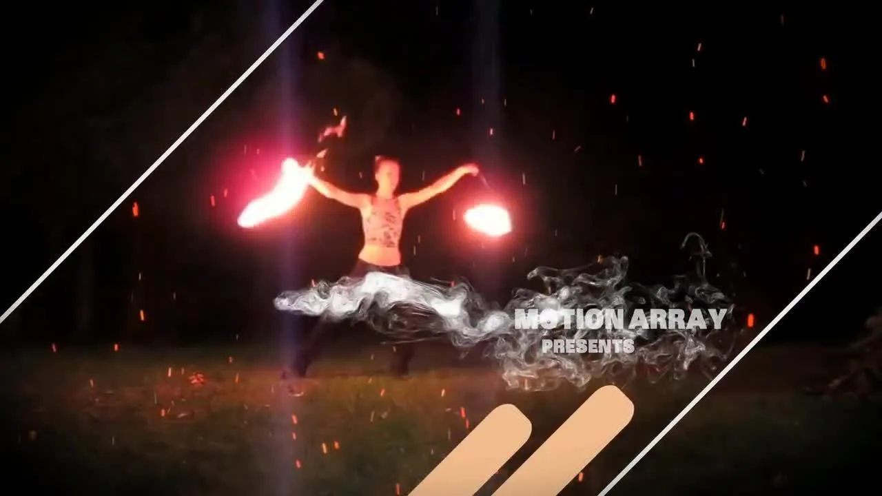 现代炫酷精美的双幻灯片像素设计精选AE模板